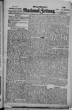 Nationalzeitung vom 22.01.1873