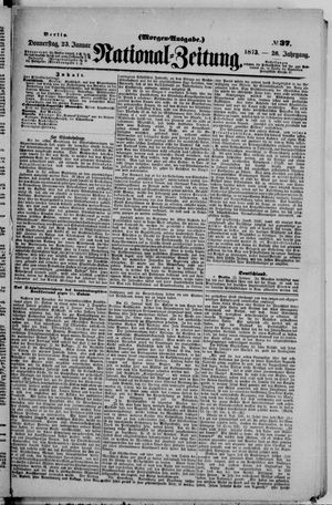 Nationalzeitung vom 23.01.1873