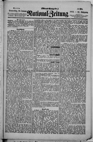 Nationalzeitung vom 23.01.1873