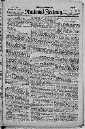Nationalzeitung vom 24.01.1873