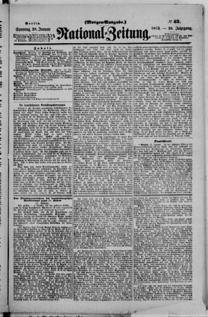 Nationalzeitung on Jan 26, 1873