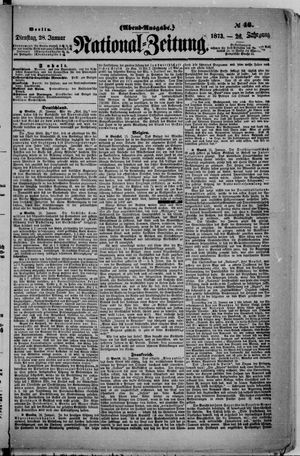 Nationalzeitung vom 28.01.1873