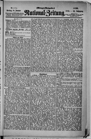 Nationalzeitung vom 31.01.1873