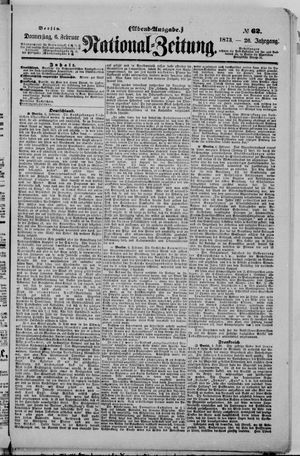 Nationalzeitung vom 06.02.1873