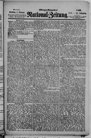 Nationalzeitung vom 11.02.1873