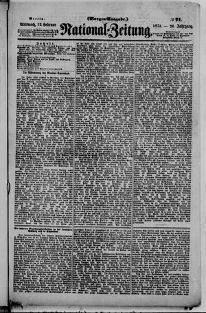 Nationalzeitung vom 12.02.1873