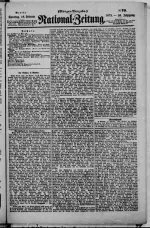 Nationalzeitung on Feb 16, 1873