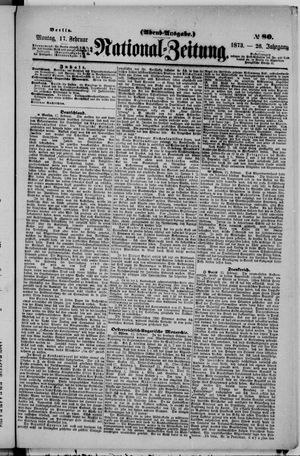 Nationalzeitung on Feb 17, 1873