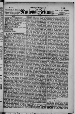 Nationalzeitung on Feb 22, 1873
