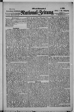 Nationalzeitung vom 22.02.1873