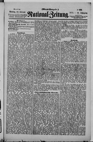 Nationalzeitung on Feb 24, 1873