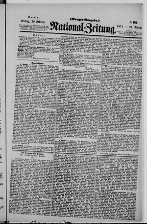 Nationalzeitung vom 28.02.1873