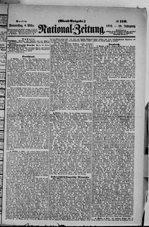 National-Zeitung vom 06.03.1873
