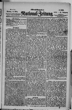 Nationalzeitung vom 10.03.1873
