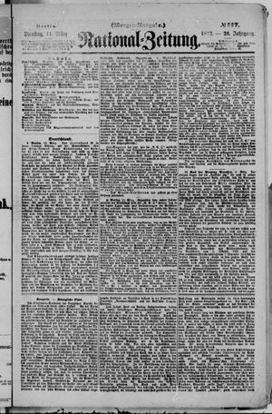 Nationalzeitung vom 11.03.1873