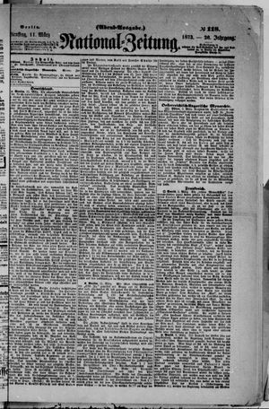 Nationalzeitung vom 11.03.1873