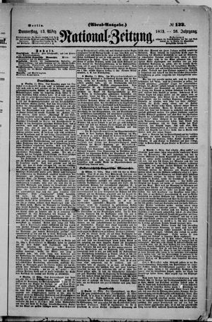 Nationalzeitung vom 13.03.1873