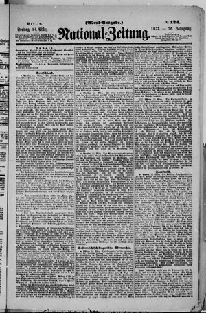 Nationalzeitung vom 14.03.1873