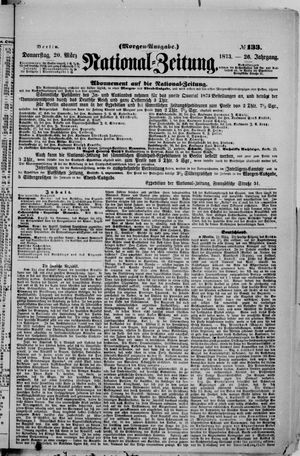 Nationalzeitung vom 20.03.1873