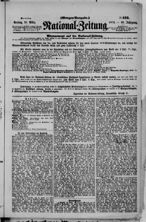 Nationalzeitung on Mar 21, 1873