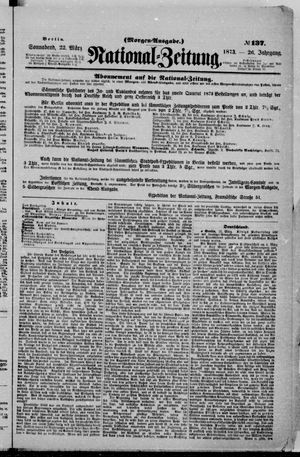 Nationalzeitung vom 22.03.1873