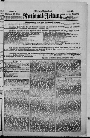 Nationalzeitung on Mar 26, 1873