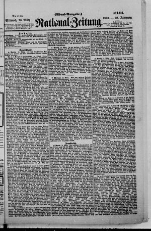 Nationalzeitung on Mar 26, 1873