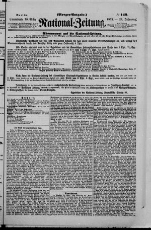 Nationalzeitung vom 29.03.1873