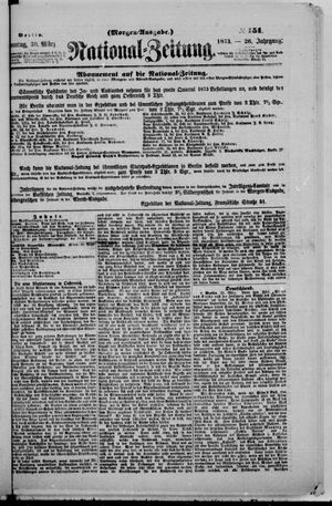 Nationalzeitung vom 30.03.1873
