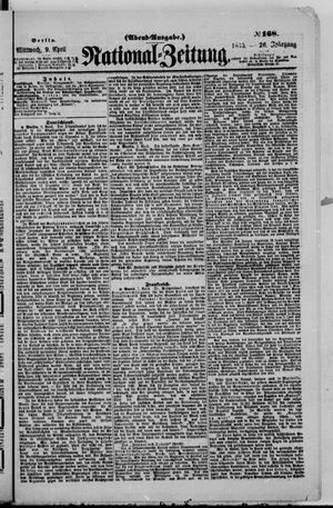 National-Zeitung vom 09.04.1873