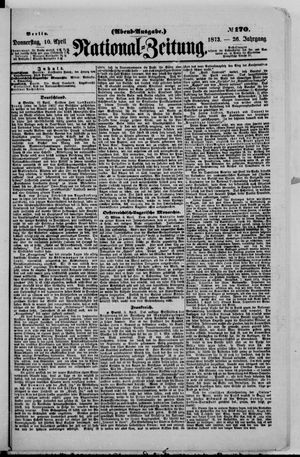 Nationalzeitung vom 10.04.1873