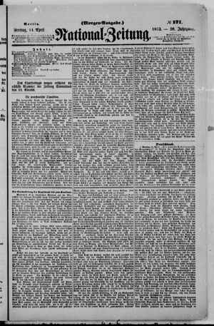 Nationalzeitung vom 11.04.1873