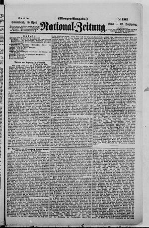 Nationalzeitung on Apr 19, 1873