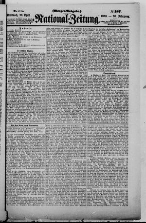 Nationalzeitung vom 23.04.1873