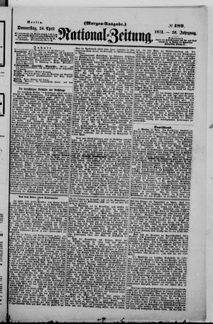National-Zeitung vom 24.04.1873