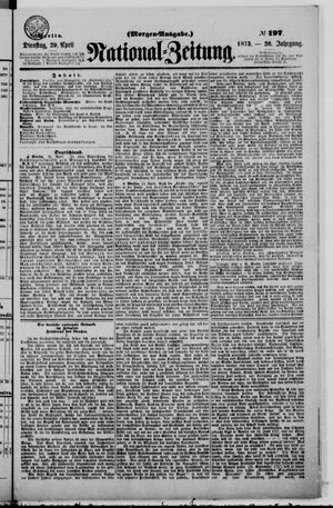 Nationalzeitung vom 29.04.1873