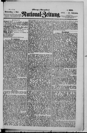 Nationalzeitung on May 1, 1873