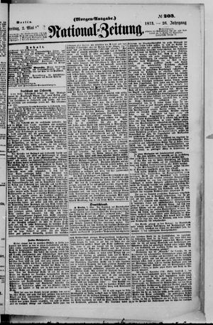 Nationalzeitung vom 02.05.1873