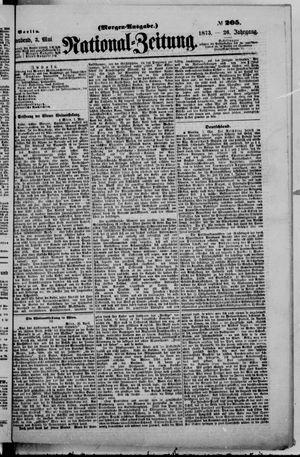 Nationalzeitung vom 03.05.1873