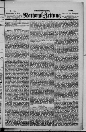 Nationalzeitung vom 03.05.1873