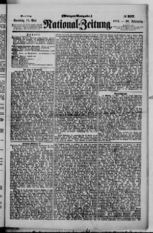 Nationalzeitung vom 11.05.1873