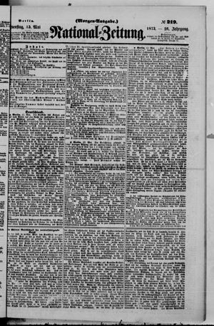 Nationalzeitung on May 13, 1873