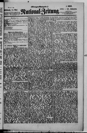 Nationalzeitung vom 14.05.1873