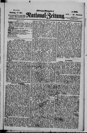 Nationalzeitung vom 18.05.1873