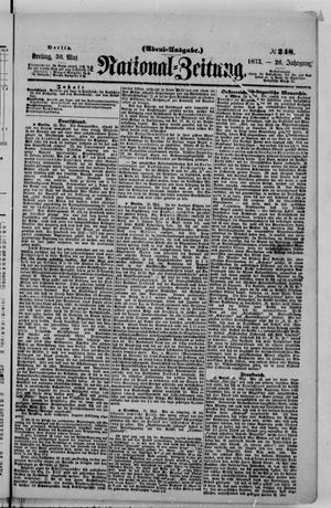 Nationalzeitung on May 30, 1873