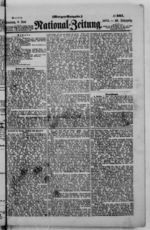Nationalzeitung on Jun 8, 1873