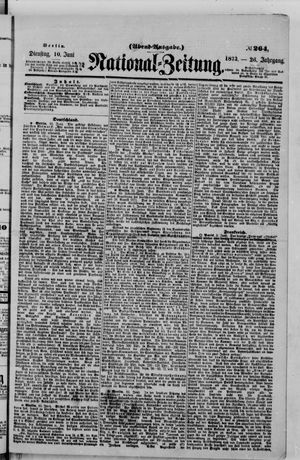 Nationalzeitung vom 10.06.1873