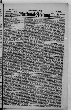 Nationalzeitung vom 11.06.1873