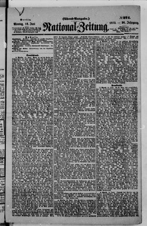 Nationalzeitung vom 16.06.1873