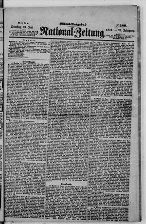 Nationalzeitung on Jun 24, 1873
